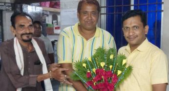 सभापति निलेश कुमार ने  नवनियुक्त थानाध्यक्ष अनिल पांडे का किया स्वागत हर सम्भव सहयोग का दिया भरोषा ।