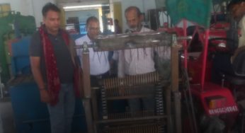 मोकामा से किसानों का एक प्रतिनिधि मंडल मसूर फसल के कटाई मशीन को देखने डा. राजेंद्र प्रसाद केंद्रीय कृषि विश्वविद्यालय पहु्चा।