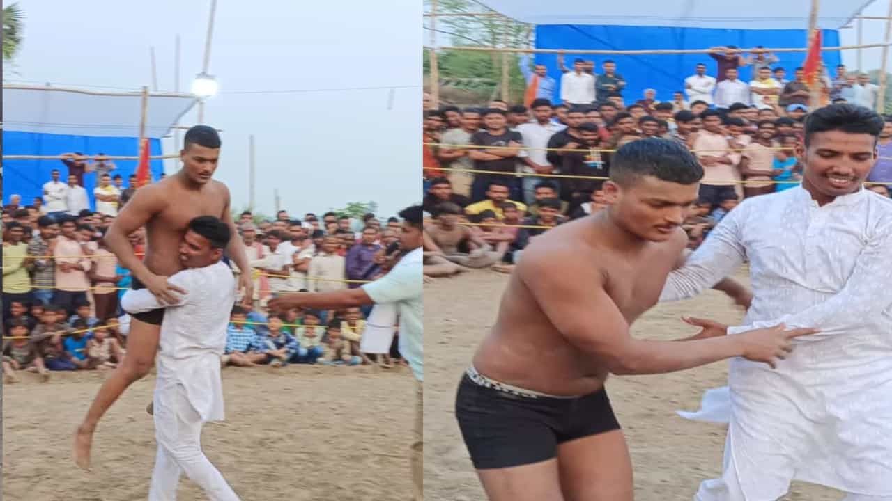 Mokama's wrestlers stood first second and third in the Kali Puja dance